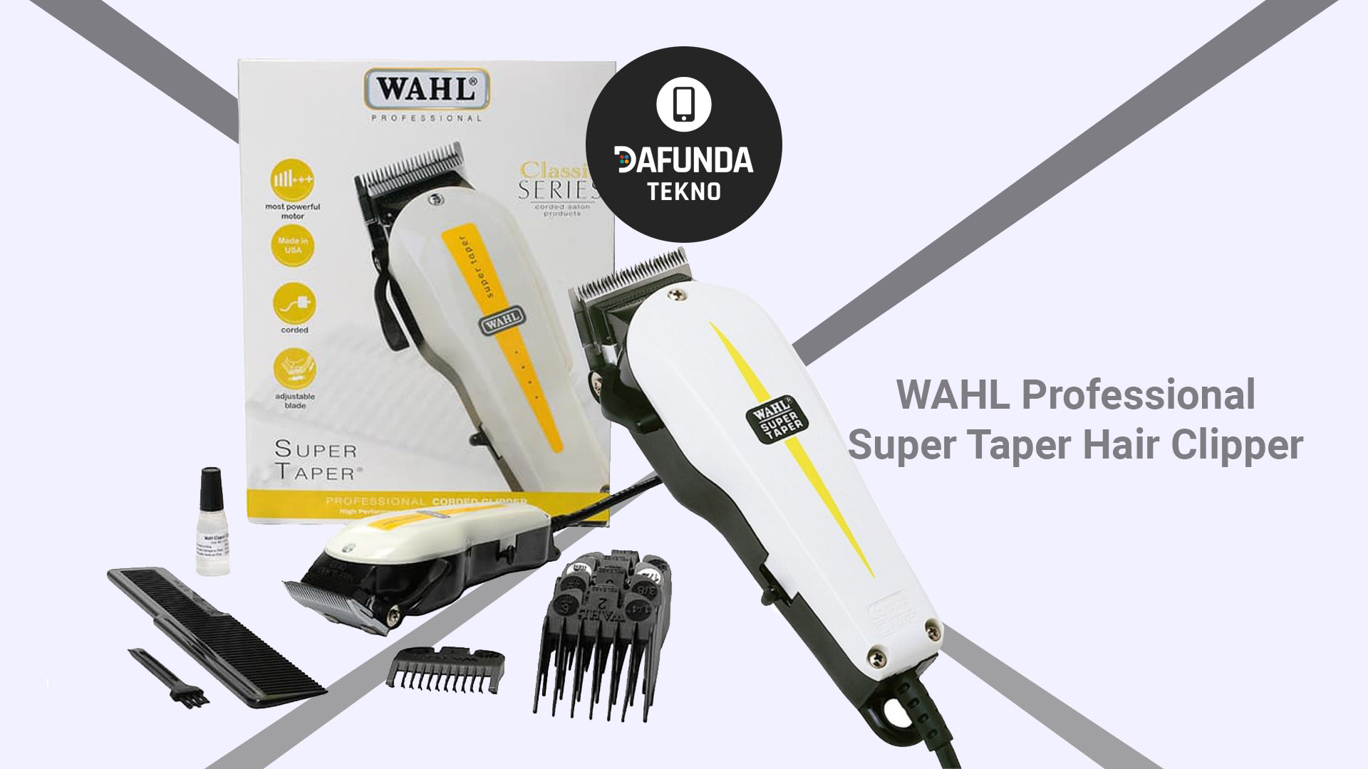 Alat Cukur Rambut Terbaik Wahl Professional Super Taper Hair Clipper