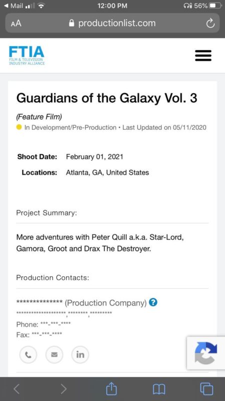 Guardians Of The Galaxy Vol 3 Syuting 1