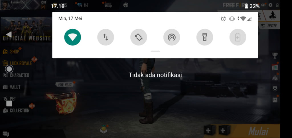 Matikan Jaringan Free Fire