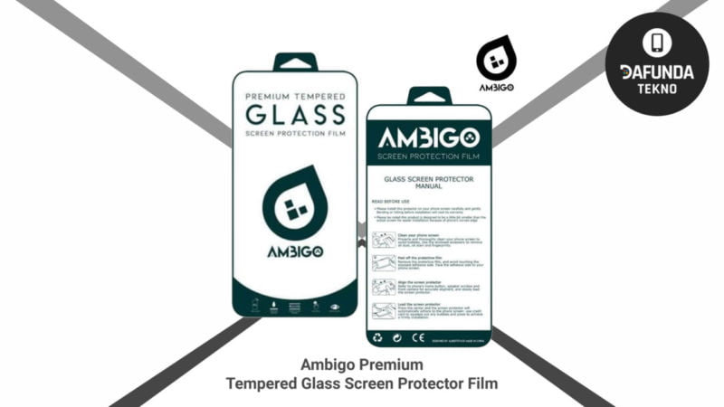 Tempered glass terbaik untuk iPhone Ambigo Premium Tempered Glass Screen Protector Film