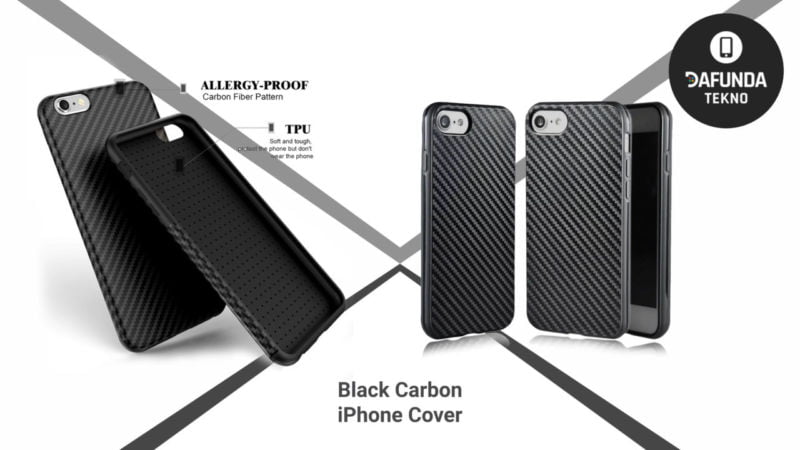 Black Carbon Iphone Cover