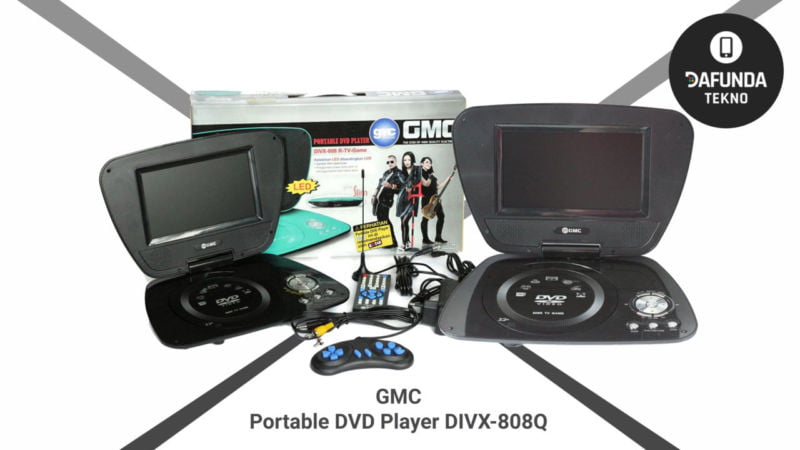 Gmc Portable Dvd Player Divx 808q