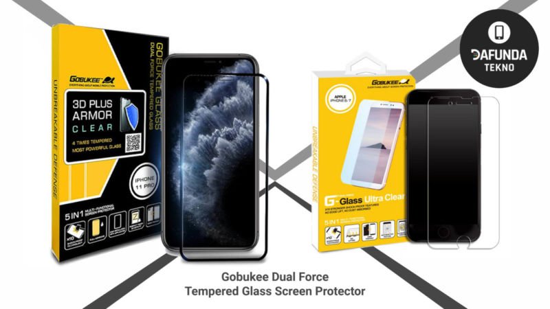 Gobukee Dual Force Tempered Glass Screen Protector