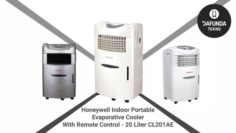 Honeywell Indoor Portable Evaporative Cooler With Remote Control 20 Liter Cl201ae