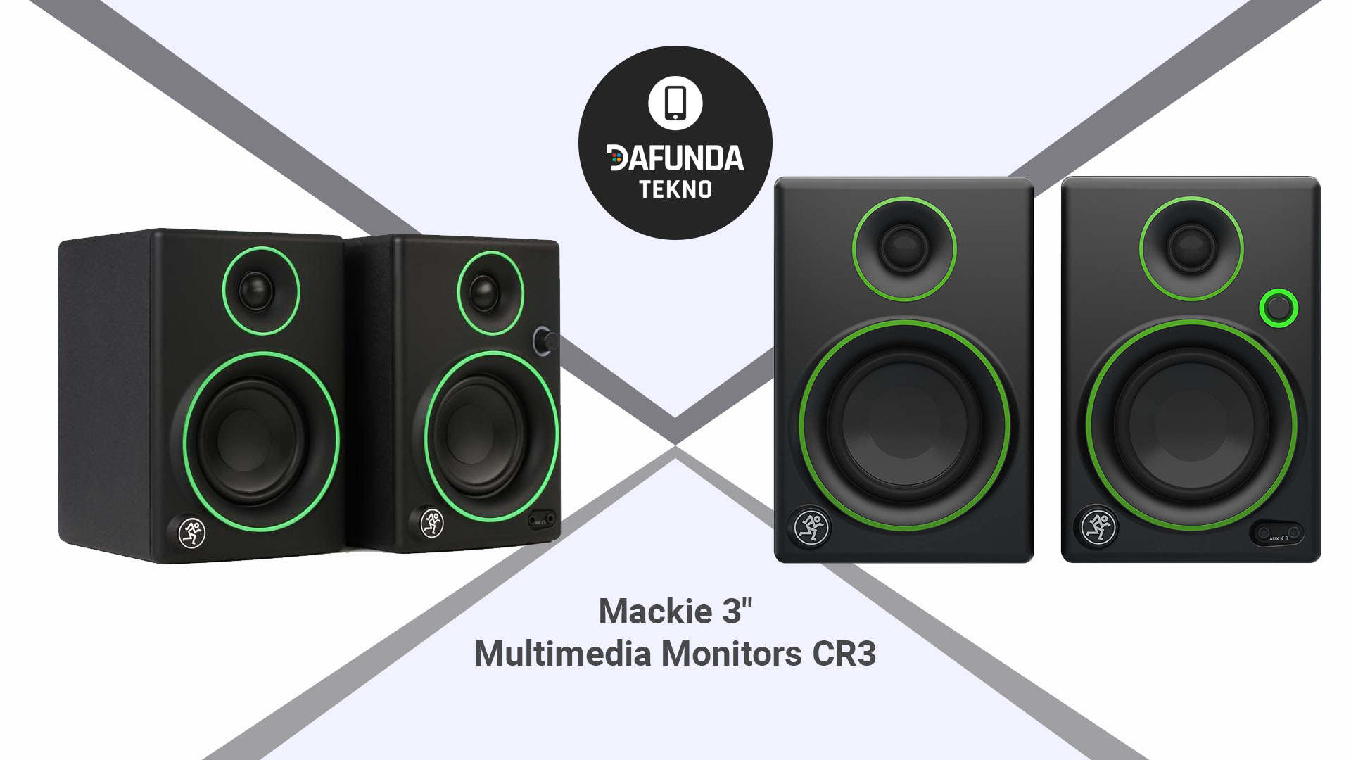 Mackie 3 Multimedia Monitors Cr3