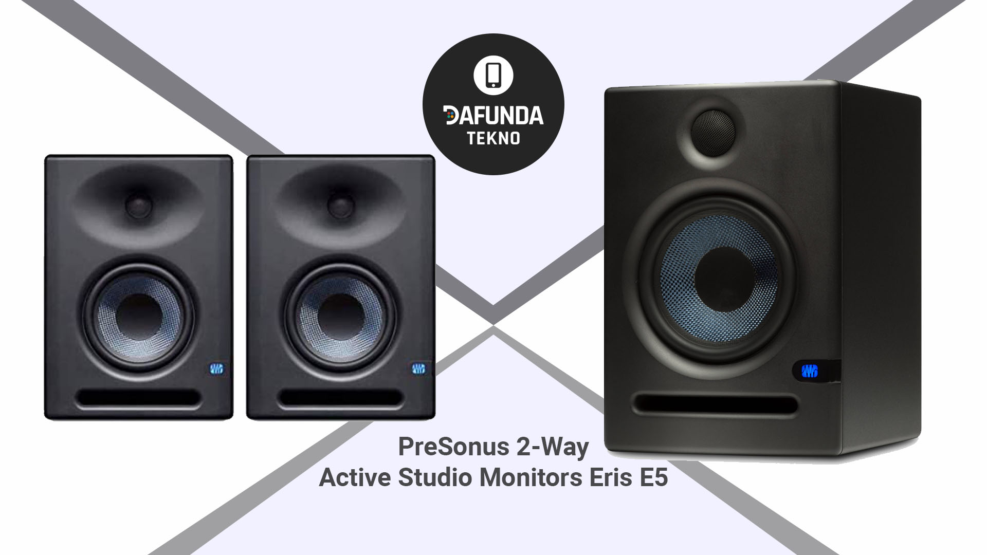 Presonus 2 Way Active Studio Monitors Eris E5