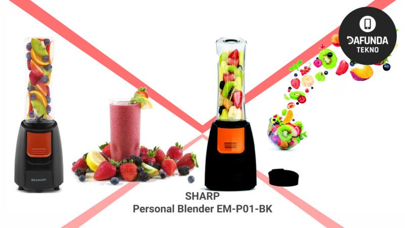 Sharp Personal Blender Em P01 Bk