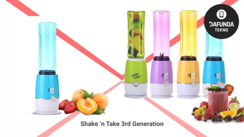 Blender mini terbaik Shake ‘n Take 3rd Generation