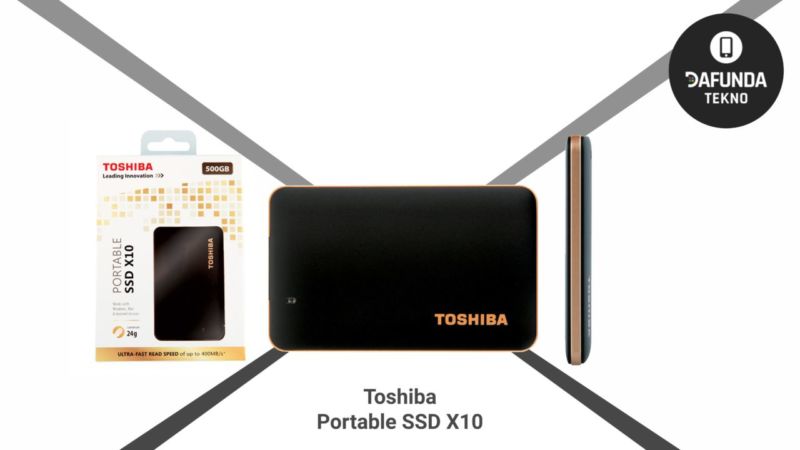 SSD eksternal portable terbaik Toshiba Portable Ssd X10