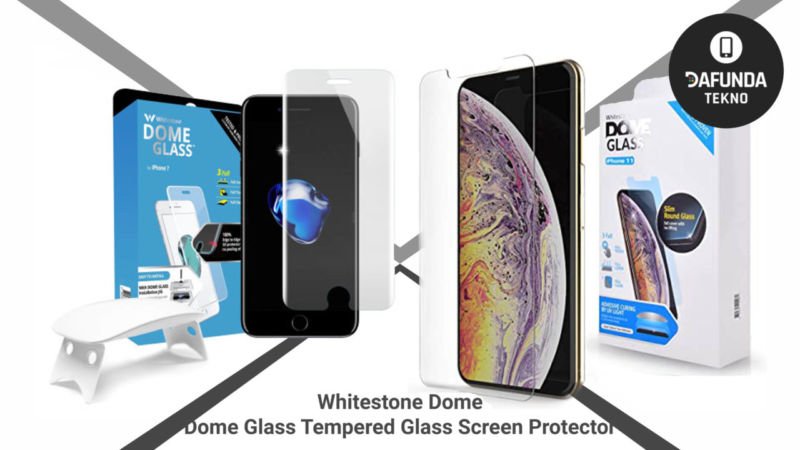 Tempered glass terbaik untuk iPhone Whitestone Dome Dome Glass Tempered Glass Screen Protector