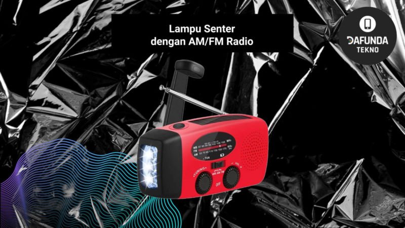 Lampu Senter Dengan Am Fm Radio