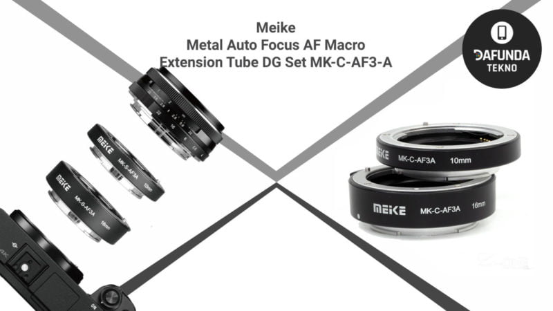 Meike Metal Auto Focus Af Macro Extension Tube Dg Set Mk C Af3 A