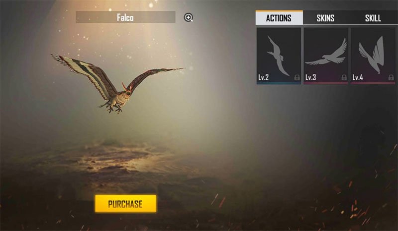 Pet Falcon Free Fire