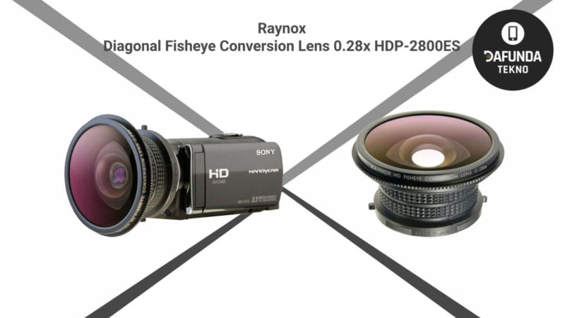 Raynox Diagonal Fisheye Conversion Lens 0.28x Hdp 2800es
