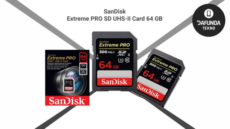 Sandisk Extreme Pro Sd Uhs Ii Card 64 Gb