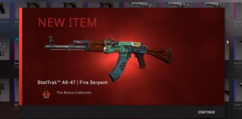 Stattrak Ak47 Fire Serpent