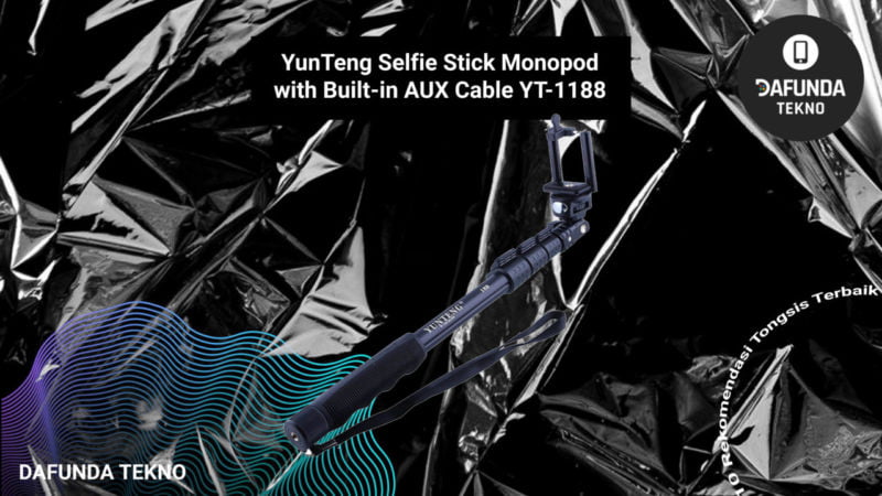 Yunteng Selfie Stick Monopod With Built In Aux Cable Yt 1188