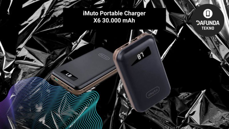 Power Bank Terbaik Imuto Portable Charger X6 30.000 Mah