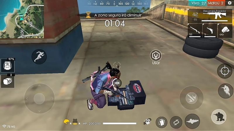 Looting Free Fire