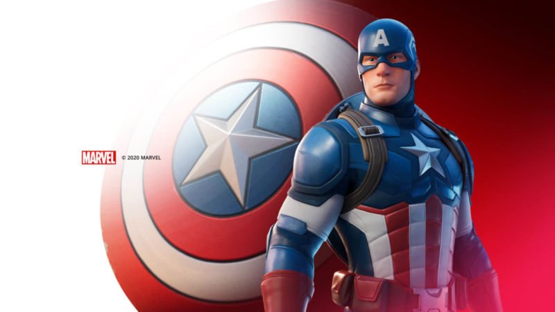 Skin Captain America Fortnite 1