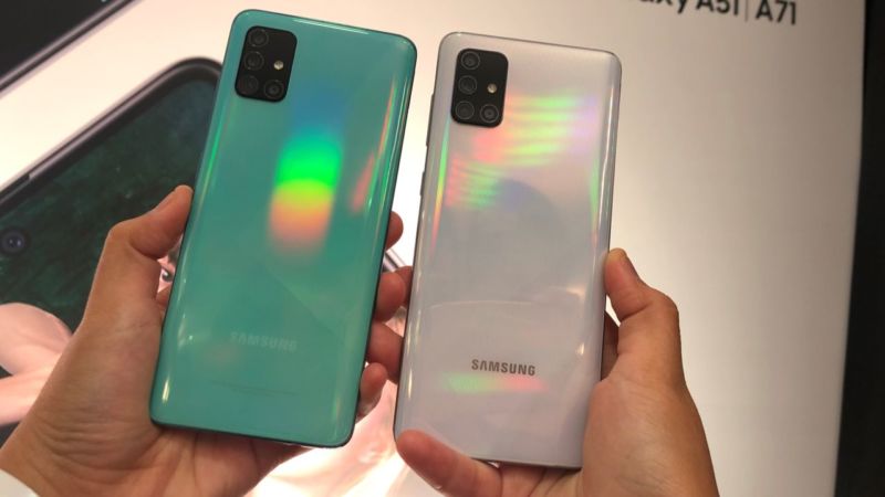 Smartphone Galaxy A51 Dan A71