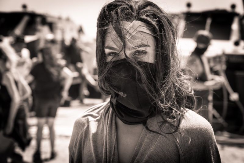 Wonder Woman Wear Mask