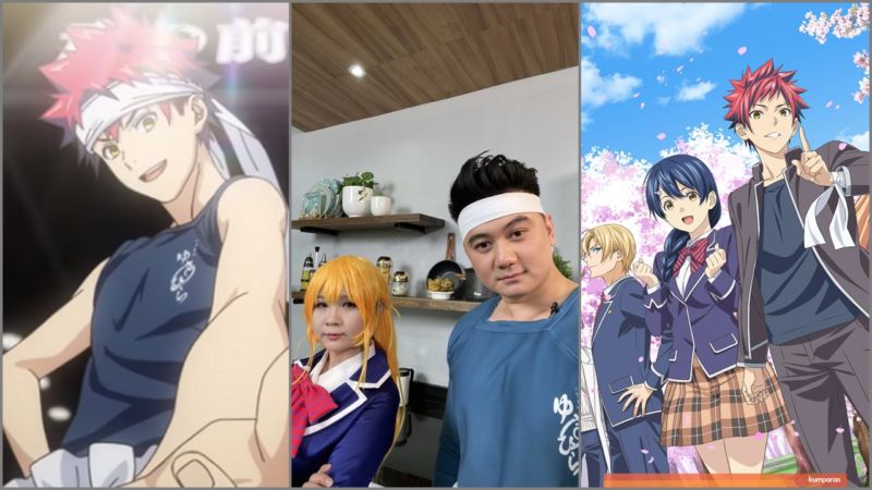Chef Arnold Cosplay Jadi Yukihira Souma