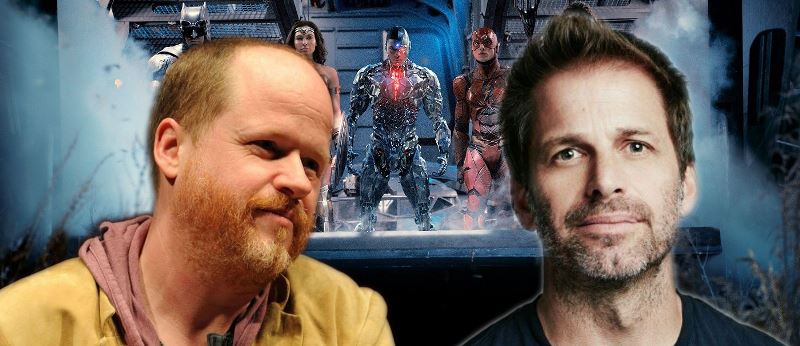 Zack Snyder And Joss Whedon Justice League
