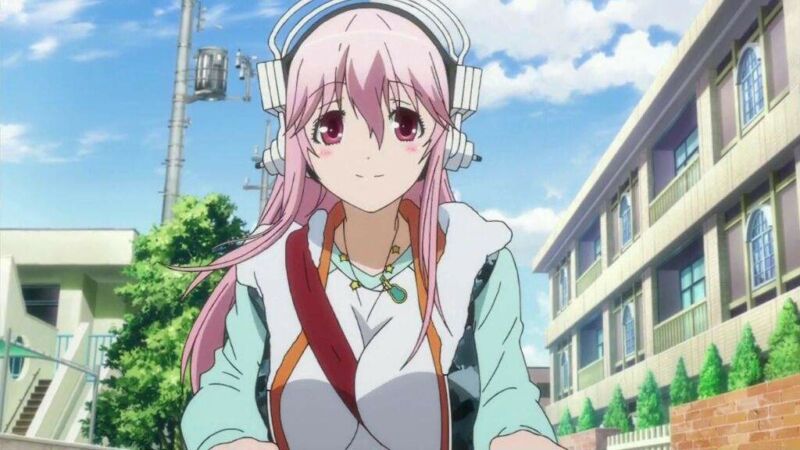 Karakter Anime Wanita Berwarna Rambut Pink Super Sonico