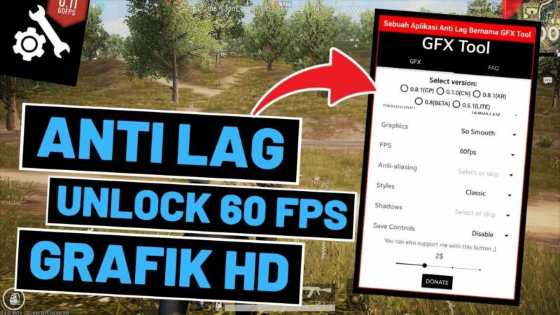 Cara Menggunakan GFX Tool PUBG Mobile
