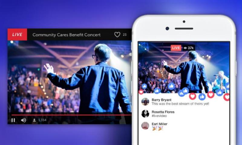 Facebook live musik