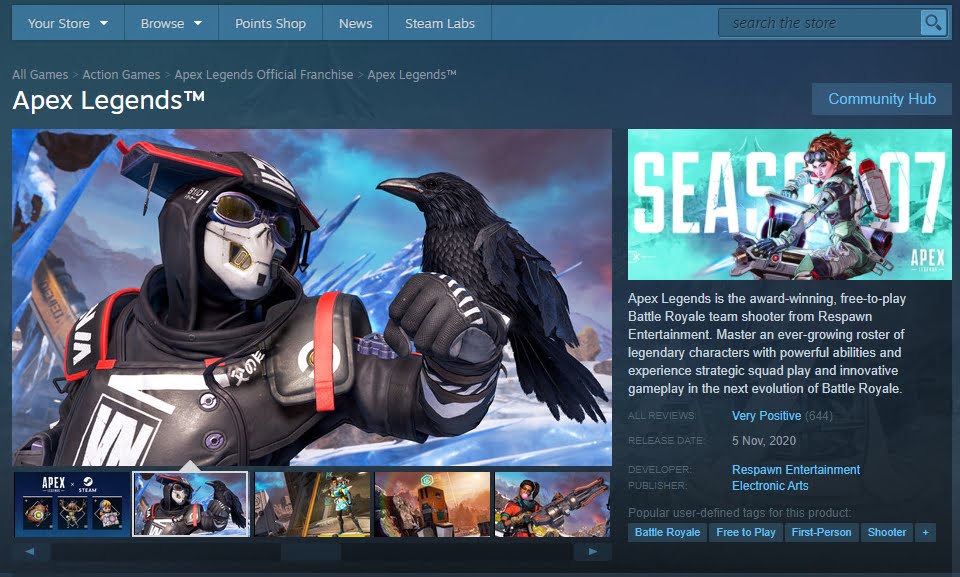 Akhirnya, Apex Legends Resmi Sambangi Steam!