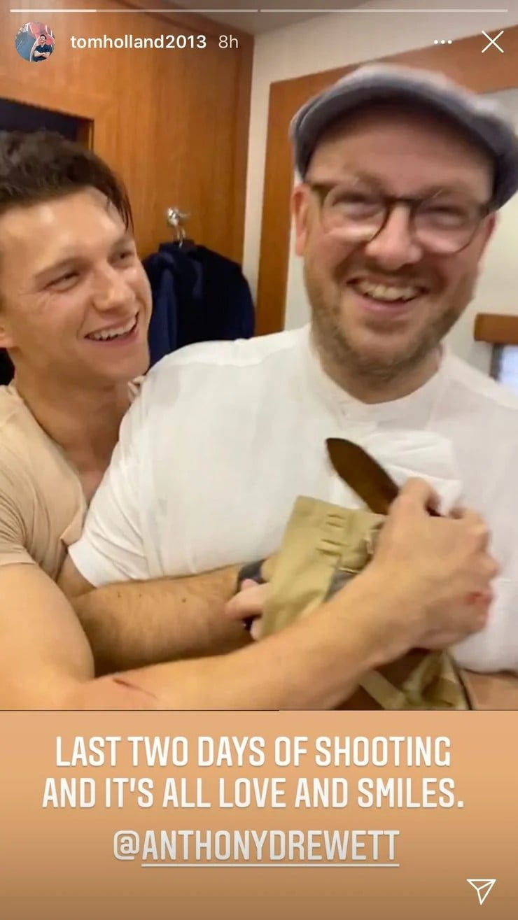 uncharted syuting selesai tom holland