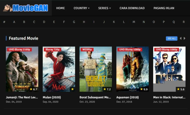 Situs Moviegan Terbaru