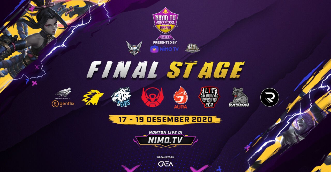 8 Tim Lolos ke Final Stage NMA S2