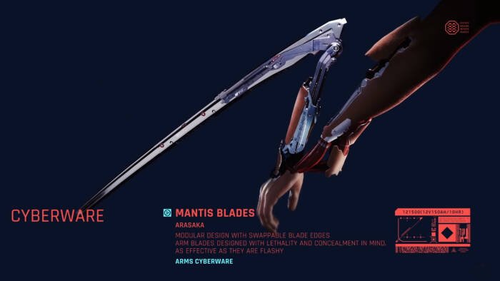 Cara Mendapatkan Mantis Blades Cyberpunk 2077