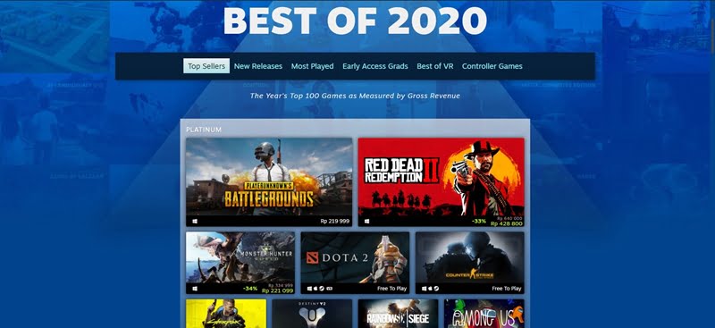 Steam Best Of 2020