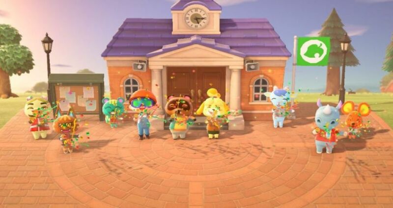 Animal Crossing Rilem Item Tahun Baru