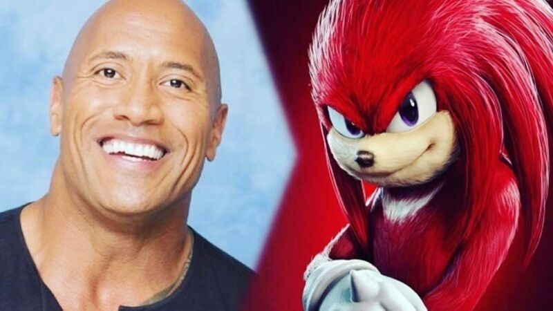 Dwayne Johnson Knuckles Sonic the Hedgehog 2