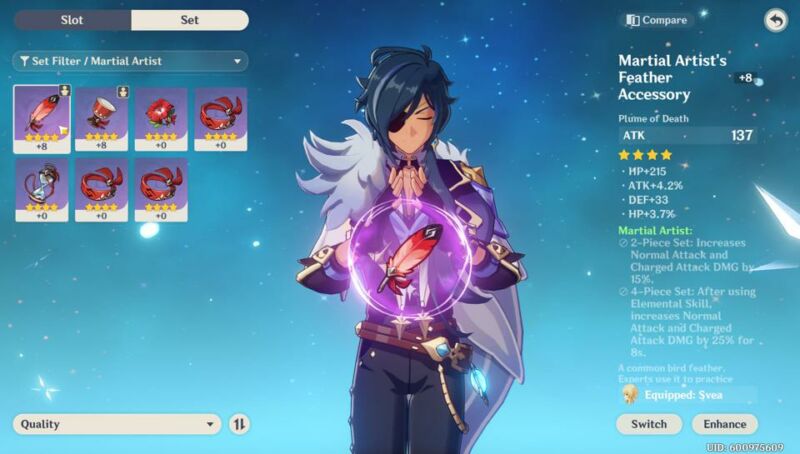 Kaeya Genshin Impact Build