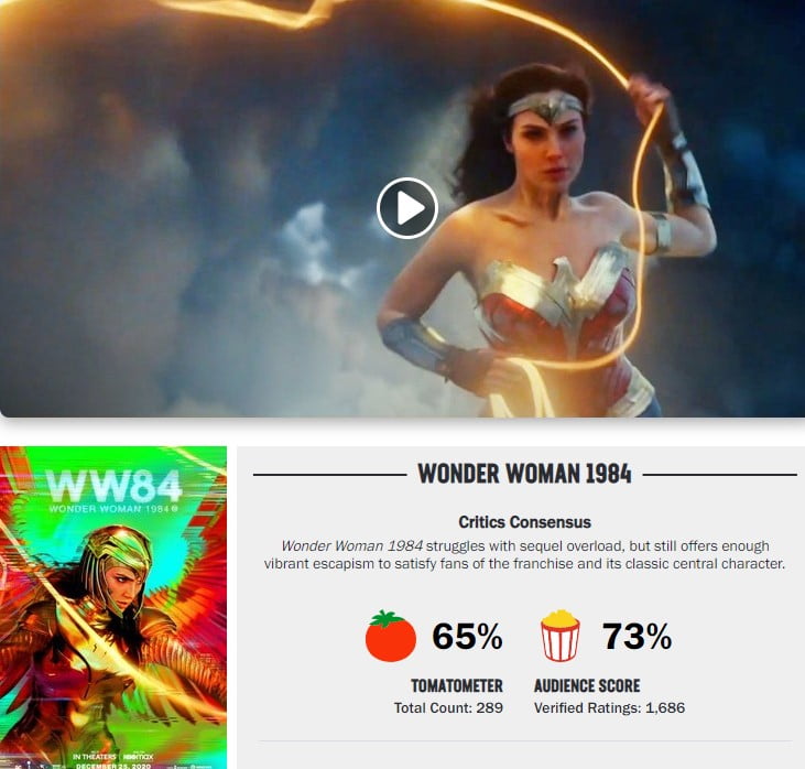 Wonder Woman Review Rotten Tomatoes