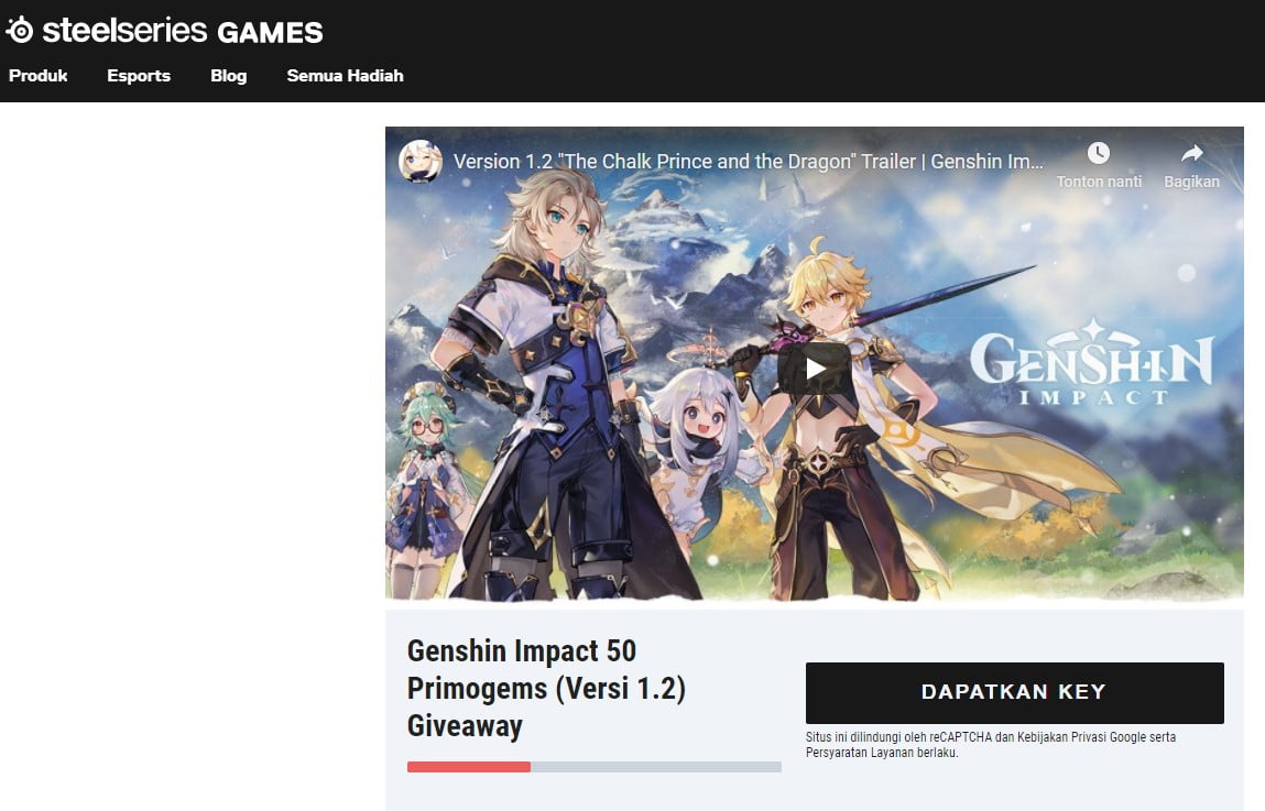 How To Get A Genshin Impact Giveaway From Steelseries Netral News