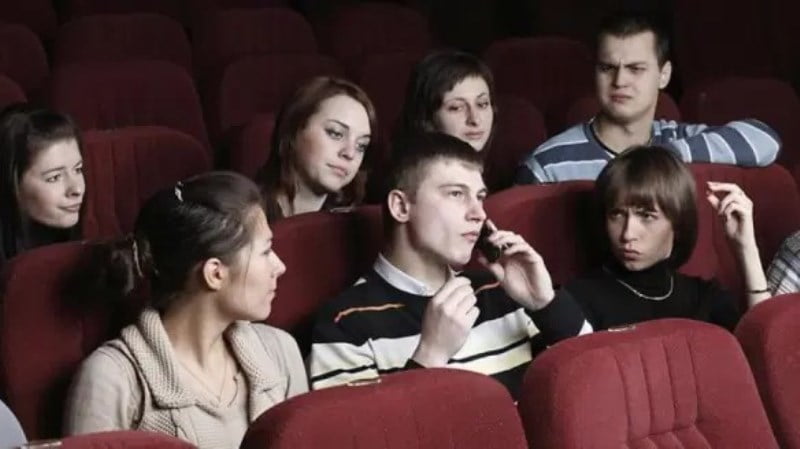 Talking In The Cinema