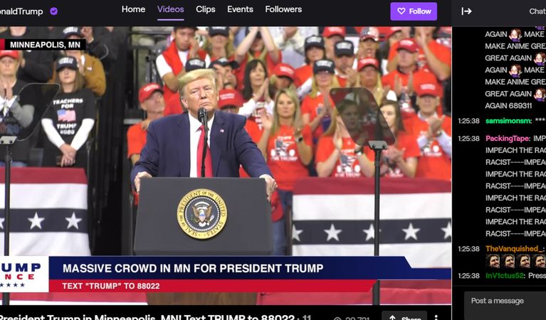 Twitch Donald Trump