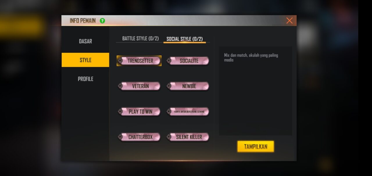Cara Ganti Social Tag Free Fire Daftar Social Tag