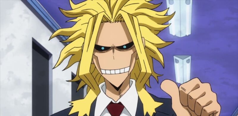 Tokoh yang kehilangan Quirknya Toshinori Yagi