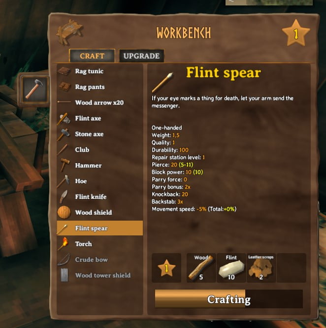 Cara Membuat Flint Spear Valheim 2