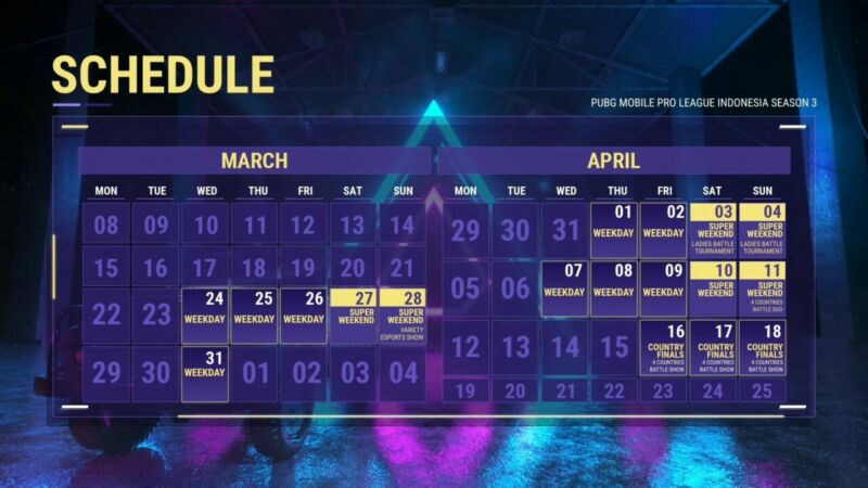 Jadwal Pmpl Id Season 3