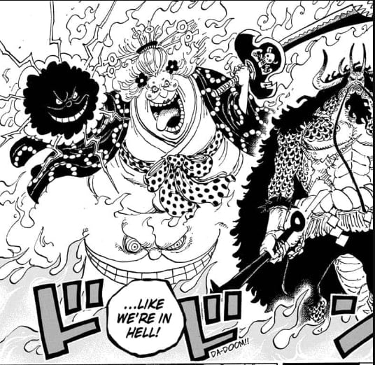 Zoan Hybrid Kaido + Manga One Piece Chapter 1008