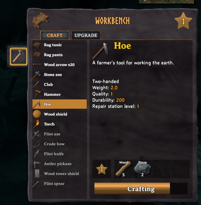 How To Craft A Hoe In Valheim 2